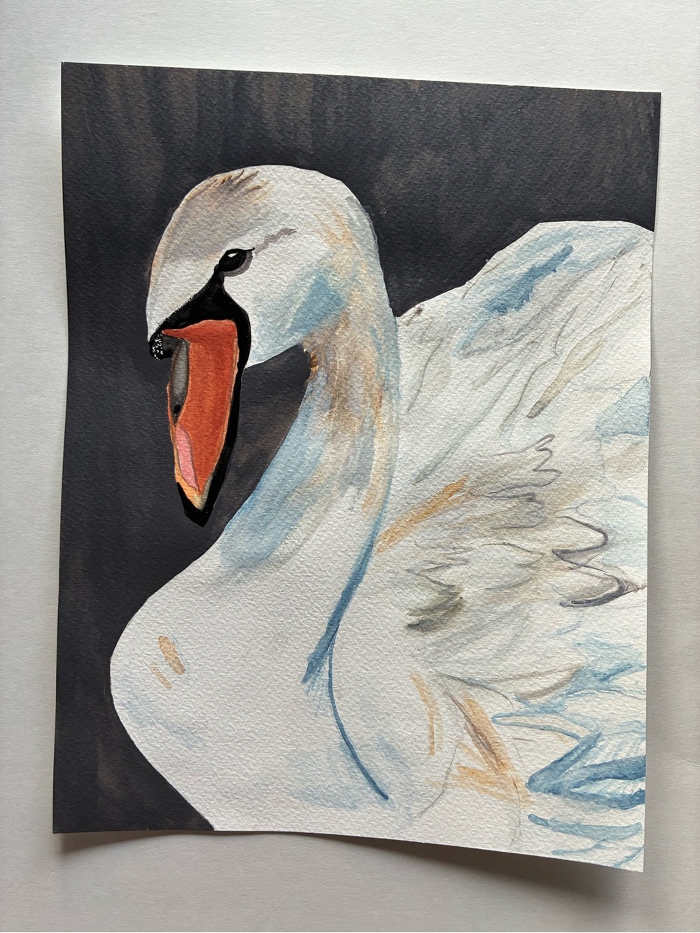 Original Swan Painting